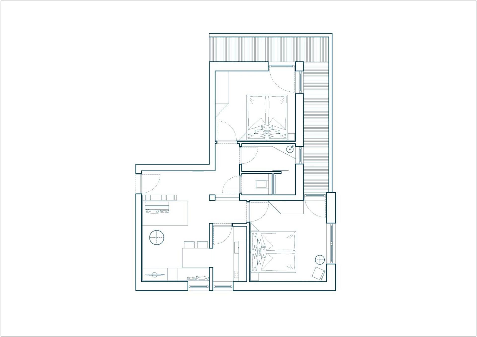 Apartment mit 2 Schlafzimmern - 6